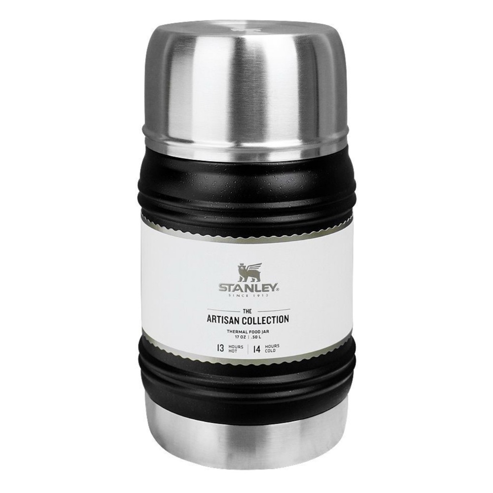 NWT Stanley The Artisan Thermal Food Jar, 0.5 Liter, Black